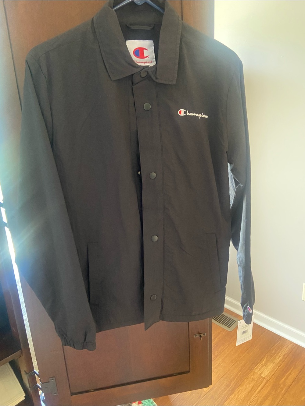 Champion Black Coach Jacket size 18-20